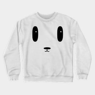 Cute Panda Face  T-Shirt Crewneck Sweatshirt